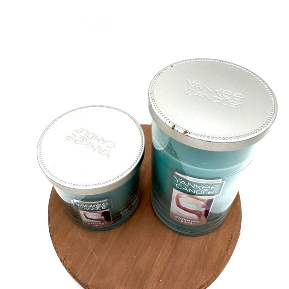 Yankee Candle Catching Rays 7oz Single Wick set of two 2 7oz and 12 oz lit one - Picture 2 of 16